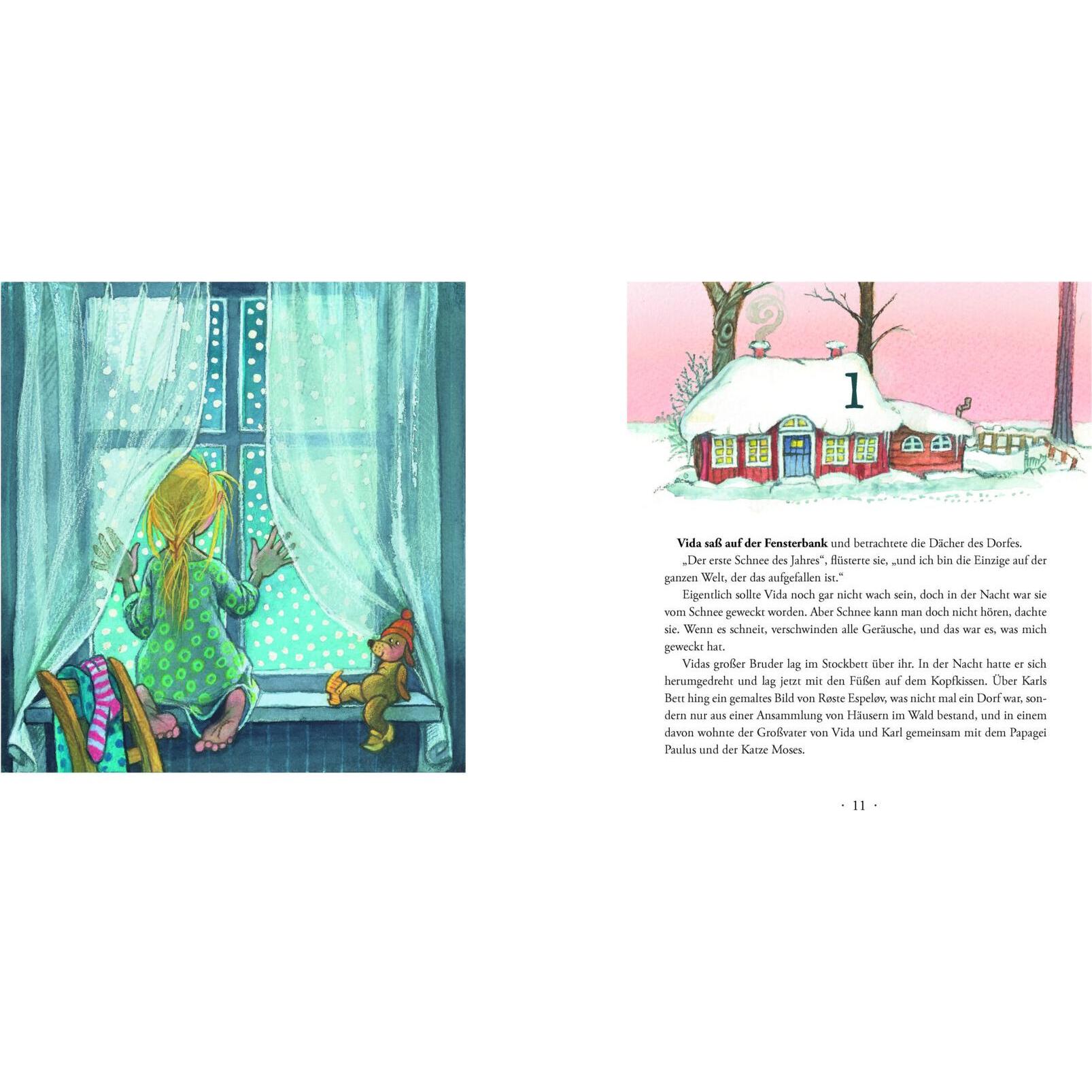 Thumbnail - Vida und der Weihnachtself, Kinderbücher von Bjarne Reuter