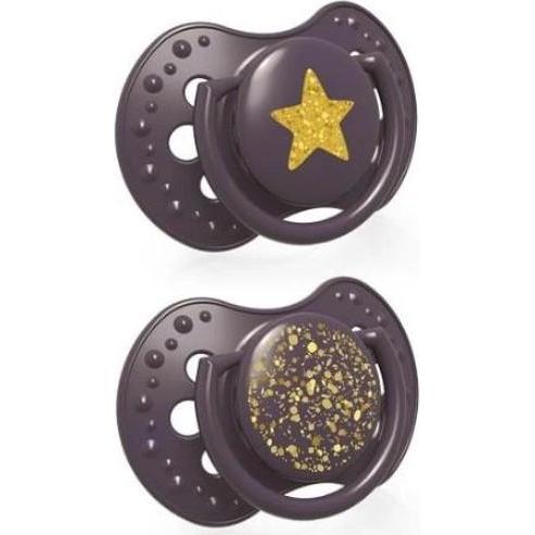 Canpol, Ciuccio, Lovi, Silikon, dynamischer Stardust-Schnuller 3-6m