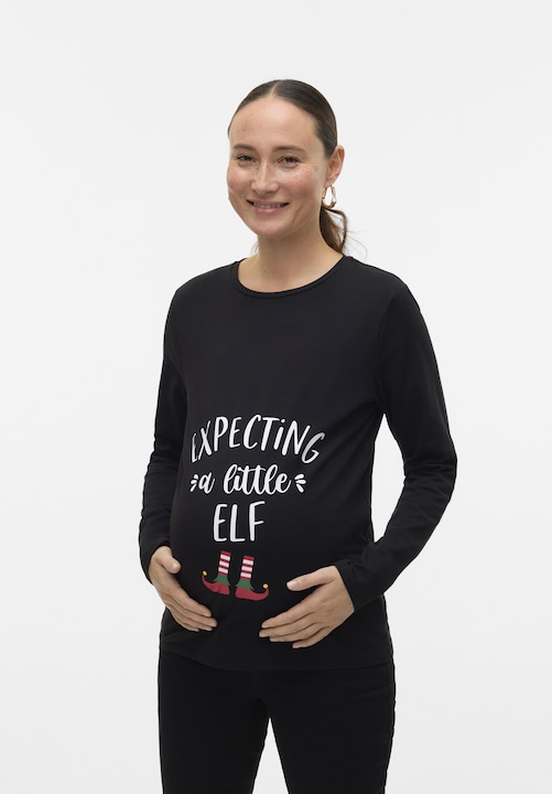 Produktbild Mamalicious Normal geschnitten Rundhals Top Bluse (XL)