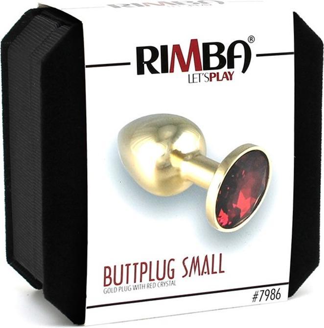 Produktbild Rimba Gold Plug mit Kristall (S)