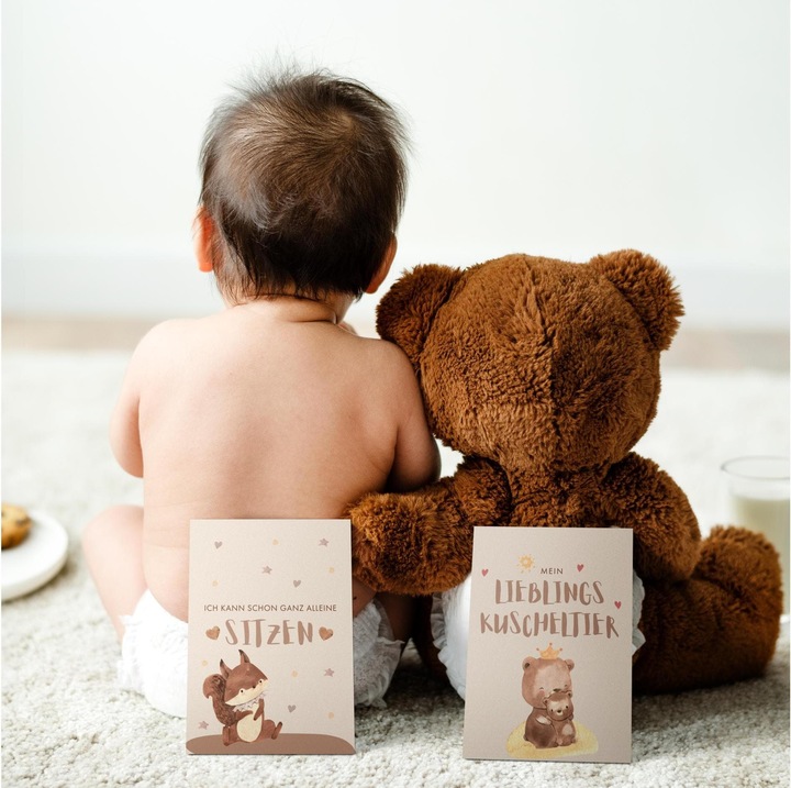 Image du produit Eulentaler Cartes de voeux pour bébé Boho