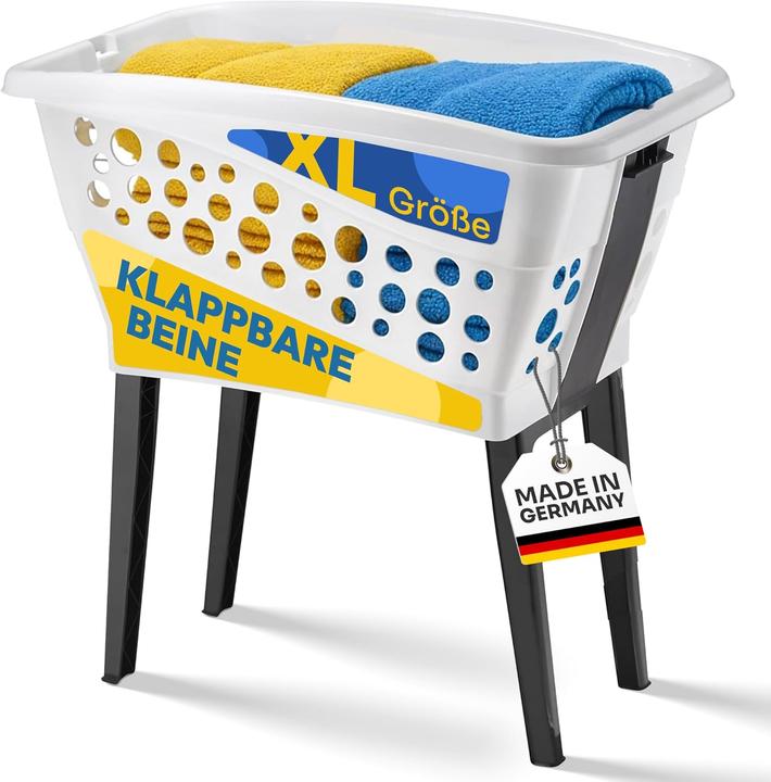 Produktbild Gardissimo XL-Wäschekorb mit klappbaren Füssen (50 l)
