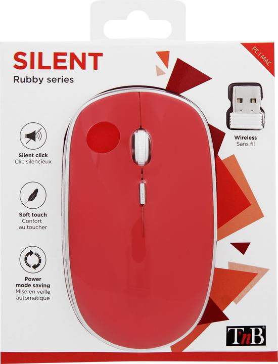 Image du produit T'nB Souris sans fil TNB RUBBY 1600 ppp (Sans fil)