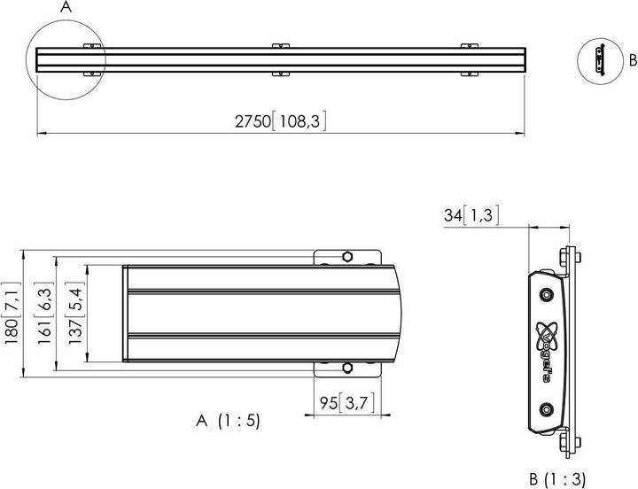 Image du produit Vogels Professional Connect-it PFB 3427 - Composant de montage (barre d'interface) (Divers)