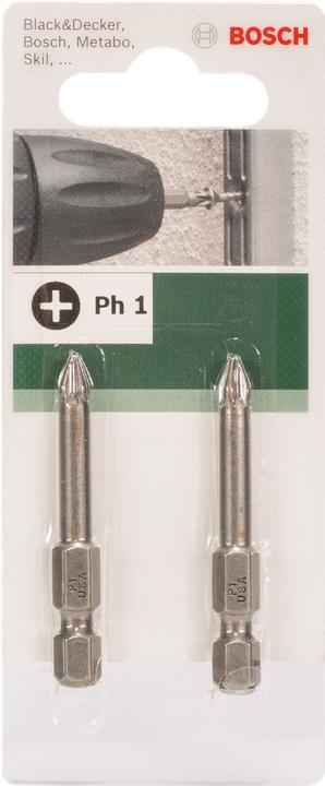 Produktbild Bosch Zubehör Schrauberklinge für Phillips-Kreuzschlitzschrauben (PH) (Kreuz Phillips PH)