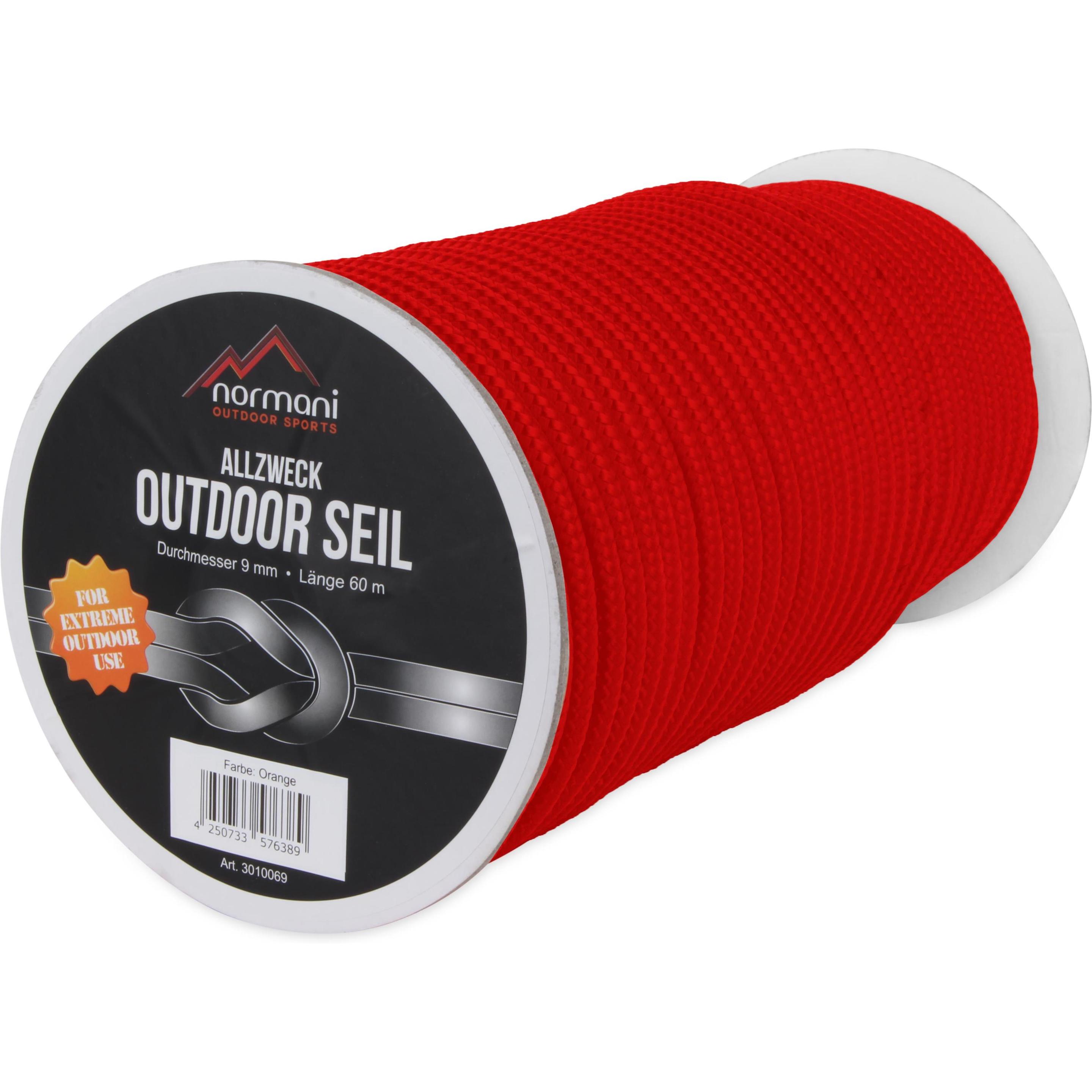Normani, Seil, Allzweck-Outdoor-Seil 9 mm x 60 m Manning (60 m)