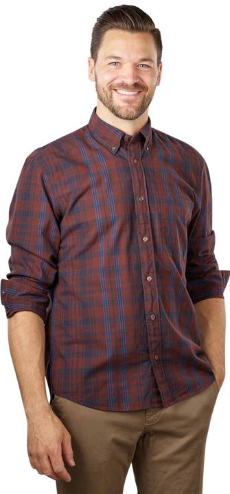 Produktbild Marc O'Polo Button Down Shirt Chest Pocket Multi/Crimson Bro (XXL)