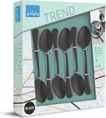 Image du produit Amefa AUSTIN Mocca-/Espressolöffel Set 6-teilig, PVD schwarz, satiniert (6 pièce(s), Scoops)
