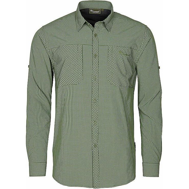 Pinewood, Herren, Hemd, Nature Safe Shirt, Grün, (M)