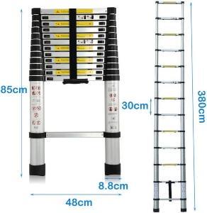 Immagine prodotto Manser HWC Teleskopleiter (Scala telescopica, 380 cm)