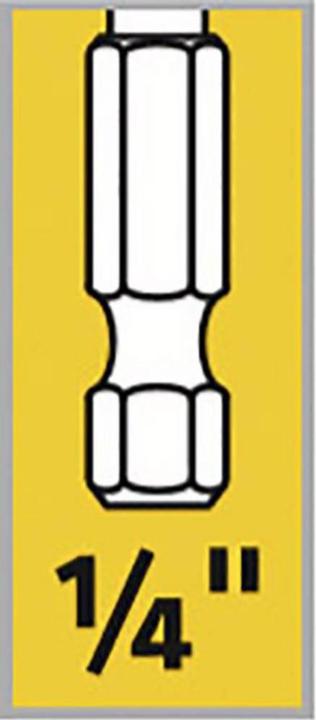 Actual product image Alpen Carbide concrete drill /4 Hexagonal shank (4 mm)