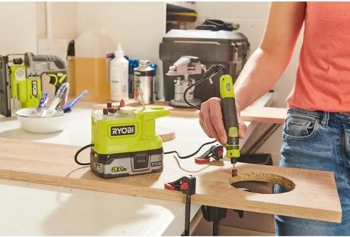 Actual product image Ryobi Battery-powered rotary tool