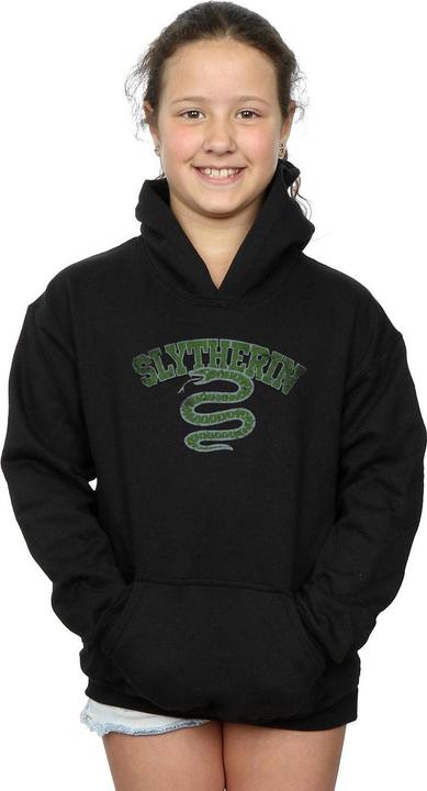Produktbild Slytherin Sport Emblem Kapuzenpullover Mädchen (140, 146)
