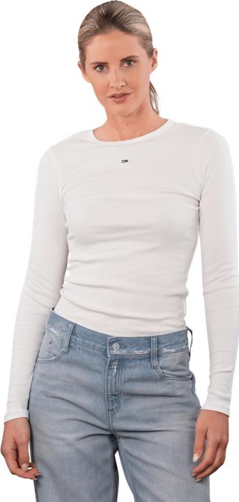 Actual product image Tommy Jeans Tjw Slim Essential Rib Ls (S)