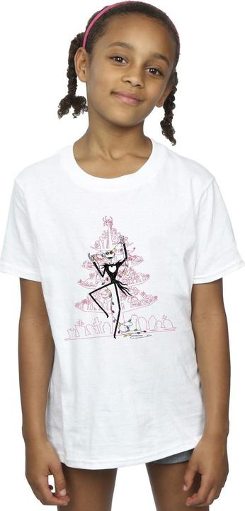 Produktbild Disney The Nightmare Before Christmas Tree Pink TShirt Mädchen (128)