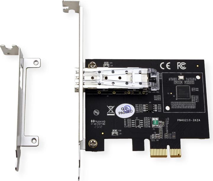 Actual product image Value PCI Express card, 1Gigabit SFP network adapter (Mini PCI Express)