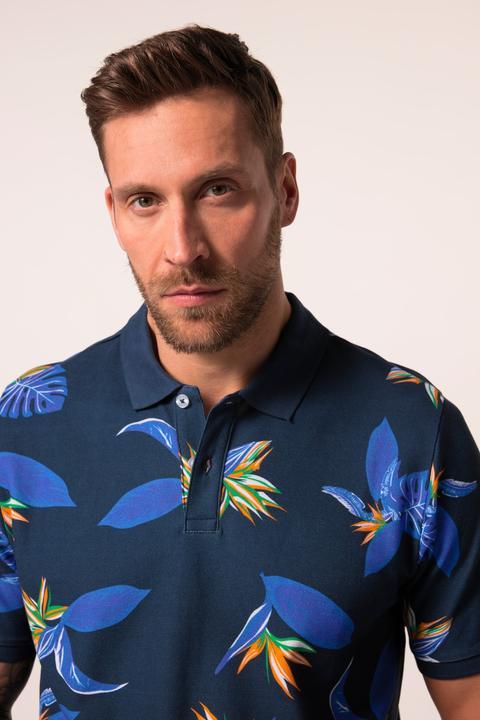 Produktbild JP1880 Poloshirt, Halbarm, Piqué, Alloverprint (3XL)