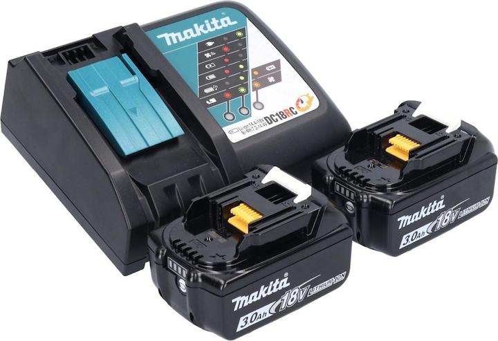 Actual product image Makita DUH 507 RF2 Battery hedge trimmer 18 V 50 cm + 2x battery 3.0 Ah + charger (Cordless hedgecutters)