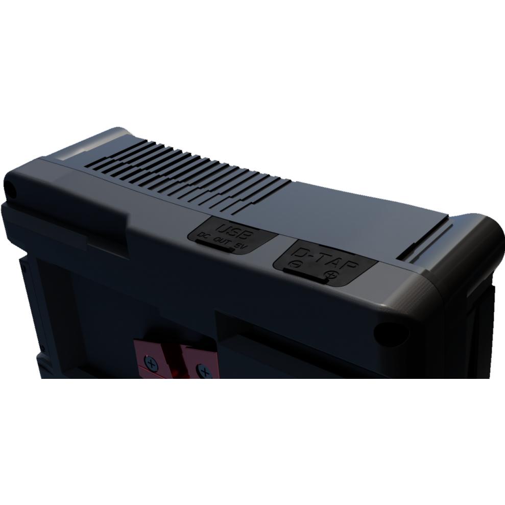 Hedbox Nero M (Kamera Akku), Kamera Stromversorgung, Grau