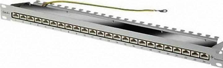 Produktbild Telegärtner MPP24-HS K Patch Panel Shield Cat6A Grey