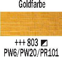 Produktbild Amsterdam Acrylfarbe Standard Series 803 (Goldfarbe, 120 ml)