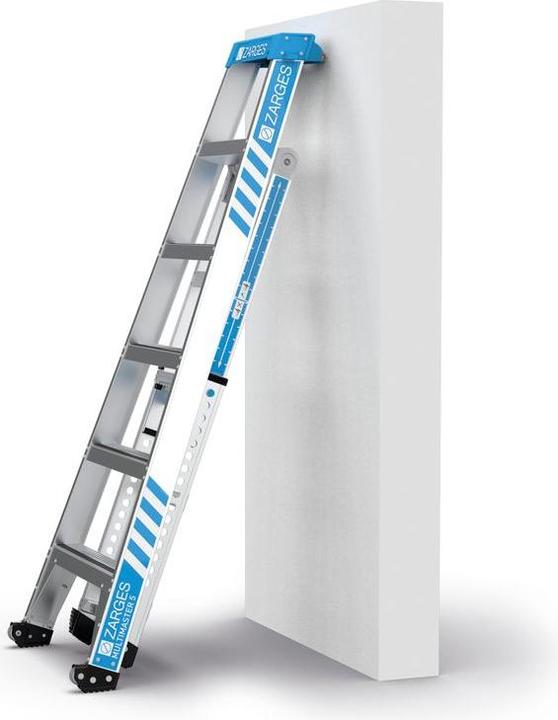 Produktbild Zarges Vielzweck-Stufen-Leiter MultiMaster 5 / bis AH 3,70m (Teleskopleiter, 288 cm)