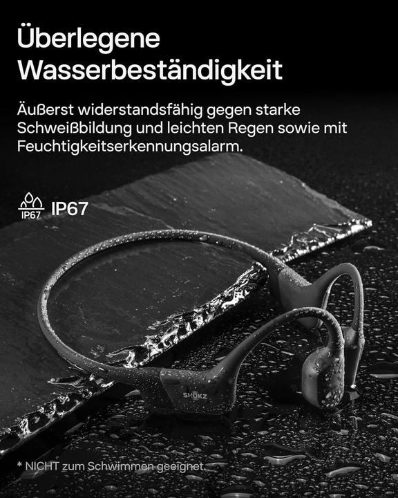 Produktbild Shokz OpenRun Mini Open-Ear-Kopfhörer (Aktive Geräuschunterdrückung, 8 h, Kabellos)