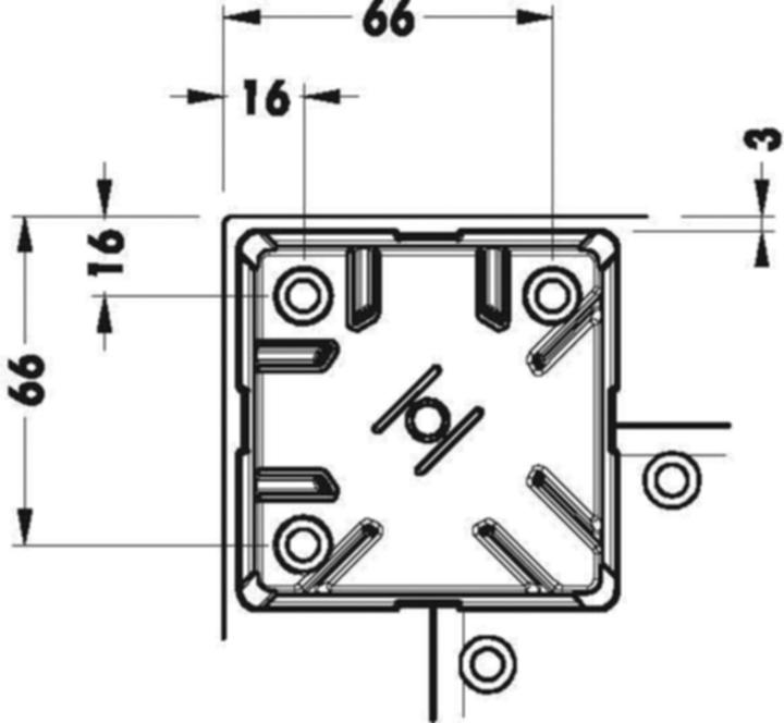 Produktbild Camar Tischfüsse 60/60 mm