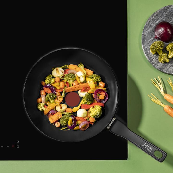 Produktbild Tefal Renew Black Keramische Wokpan - 28 cm - Inductie (Wok Pfanne, Aluminium, 28 x 10.05 cm)