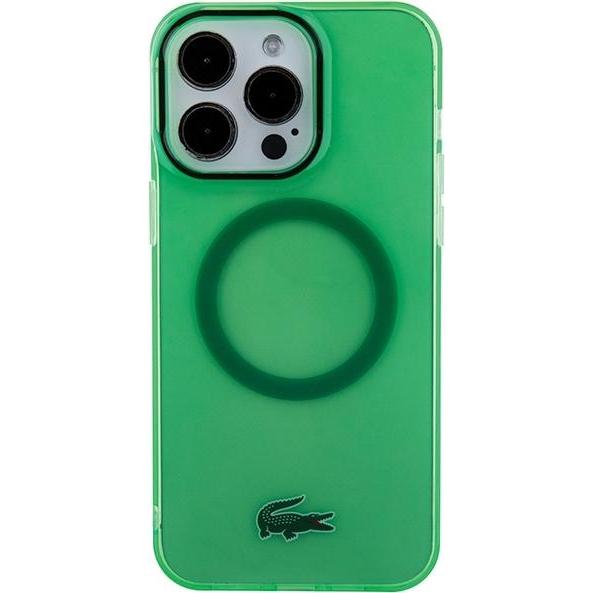 Thumbnail - Lacoste LCHMP15LULON iPhone 15 Pro 6.1" zielony/green hardcase Transparent MagSafe (Apple iPhone 15 Pro), Smartphone Hül...