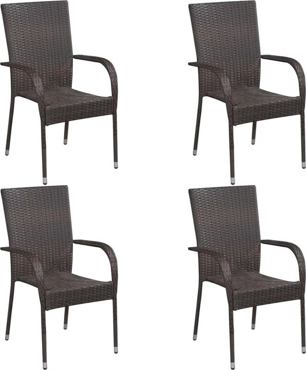 Produktbild vidaXL Garten-Essgruppe (85 x 85 x 74 cm)