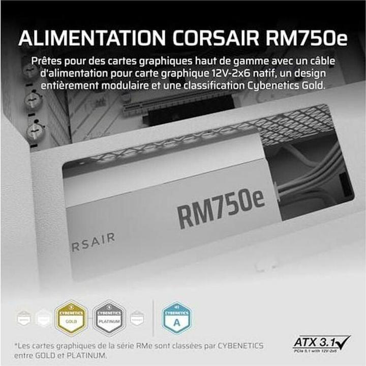 Actual product image Corsair RM750e (750 W)