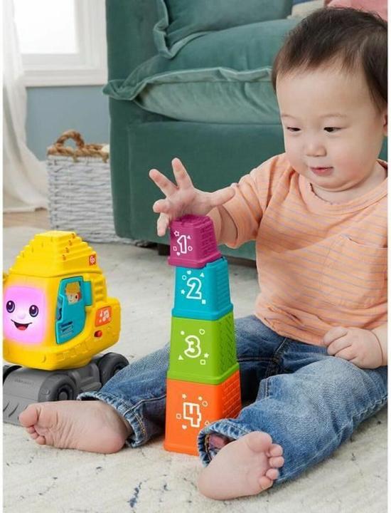 Actual product image Fisher-Price Count & Stack Crane- (D, F, E)