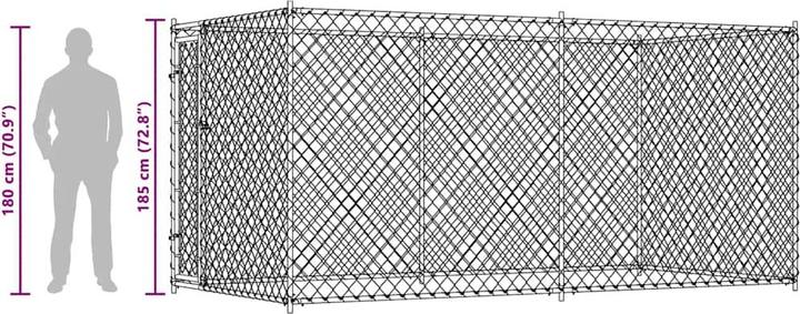 Produktbild vidaXL Donnie (Hundezwinger)