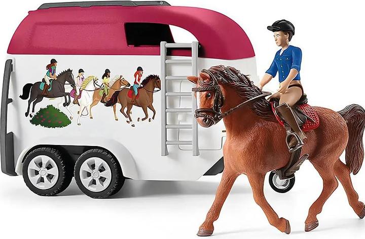 Image du produit Schleich Aventure avec voiture et remorque à chevaux