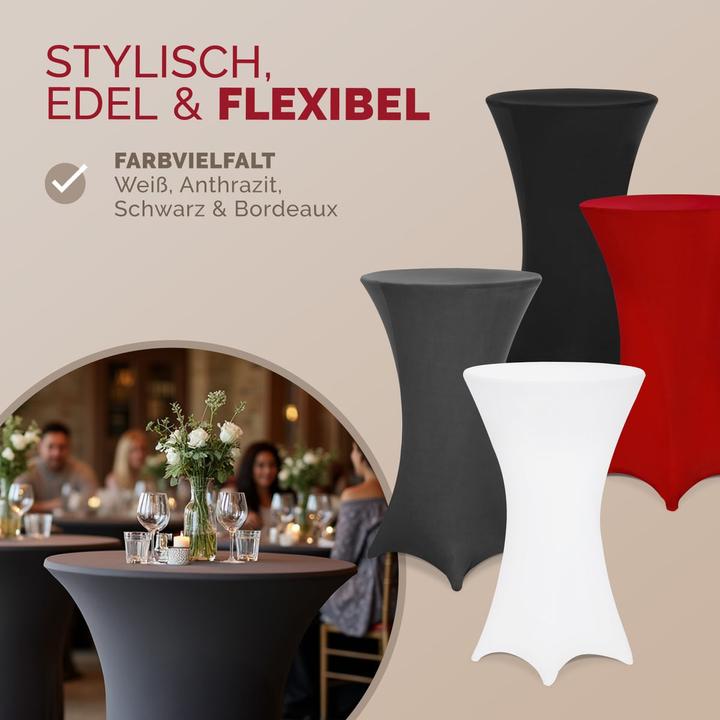 Produktbild Detex Stehtisch Hussen 5er Set (70 x 110 cm)