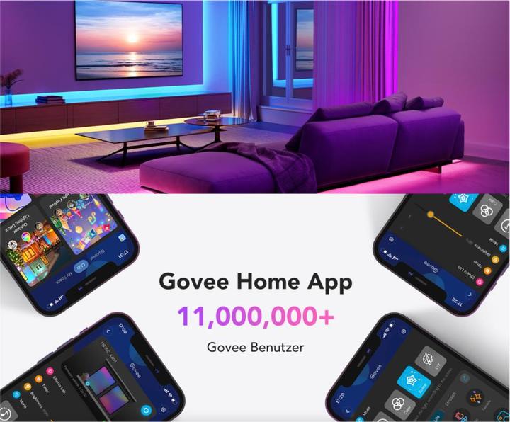 Actual product image Govee LED Strip Smart (RGB, 3000 cm, Indoor)