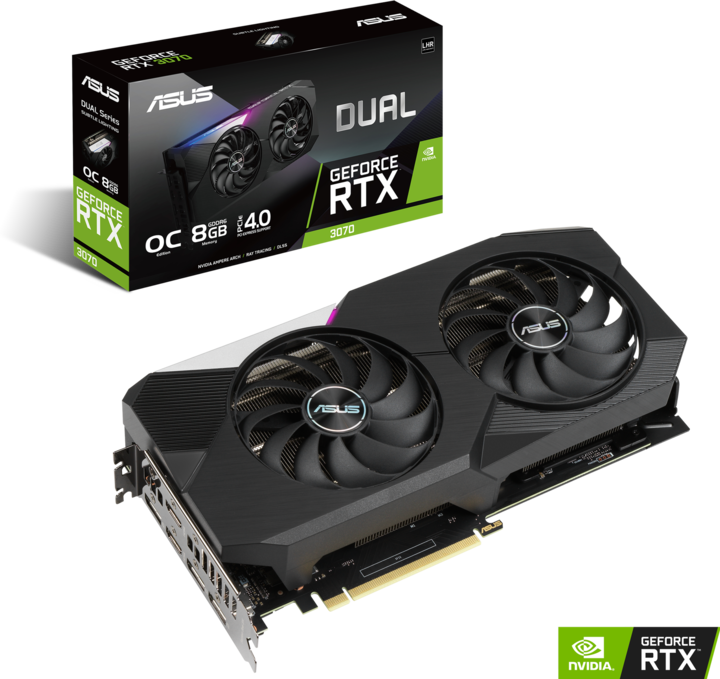 Produktbild ASUS GeForce DUAL RTX 3070 O8G V2 (8 GB)