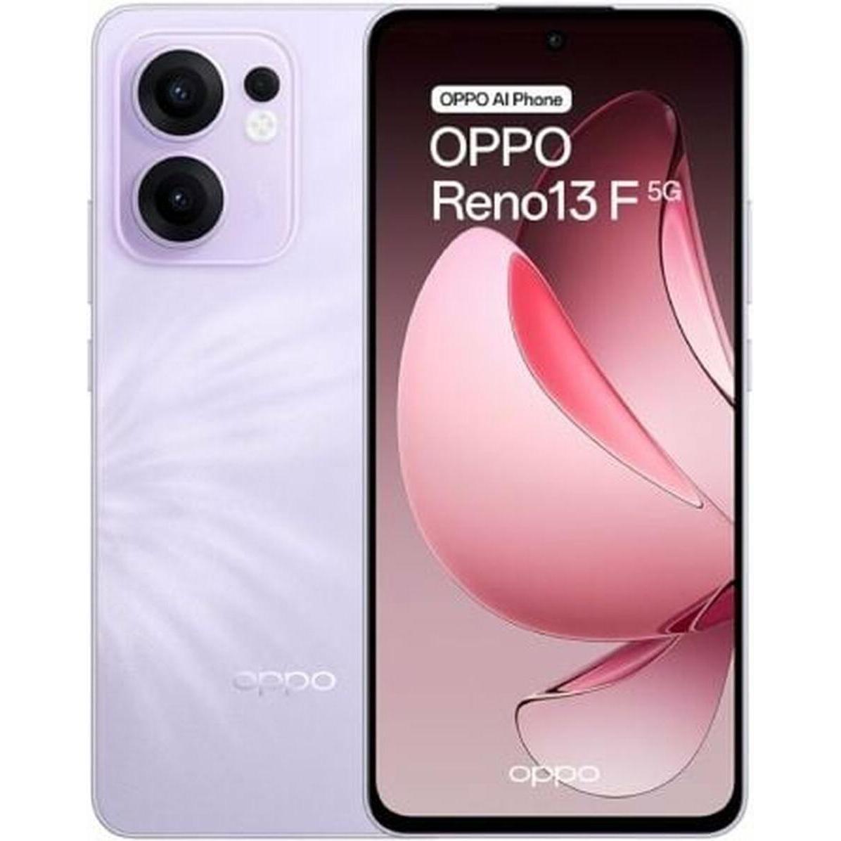 OPPO 13 F (256 GB, Plume Purple, 6.67", Dual SIM, 5G), Smartphone, Violett
