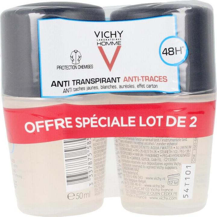 Actual product image Vichy Set of 2 deodorants 48H - 2 x 50 ml (Roll-on, 50 ml)