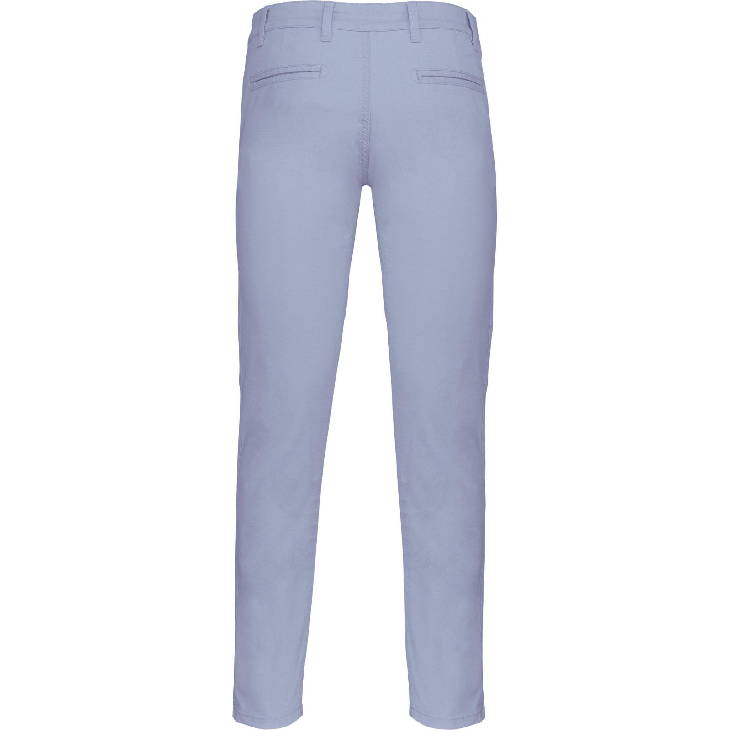 Thumbnail - Kariban, Herren, Hosen, Chinohose, Blau, (50)