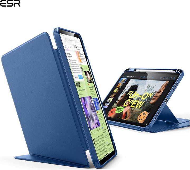 ESR - Flip Hybrid (with Pencil Holder) - iPad 10 (2022) 10.9 / 11 (2025) - Blue (Apple iPad 2022 (10. Gen), Apple iPad 2025 (11. Gen))