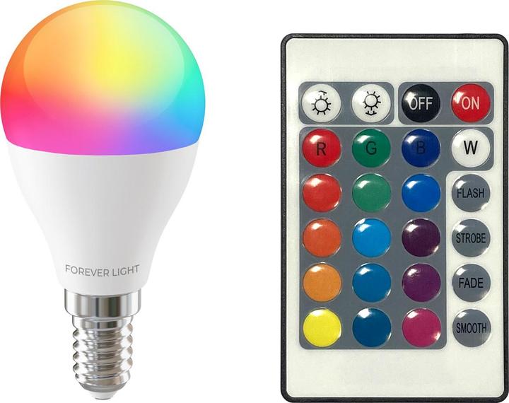 Produktbild Forever Light LED Bulb RGB E14 (E14, 500 lm, 100x)