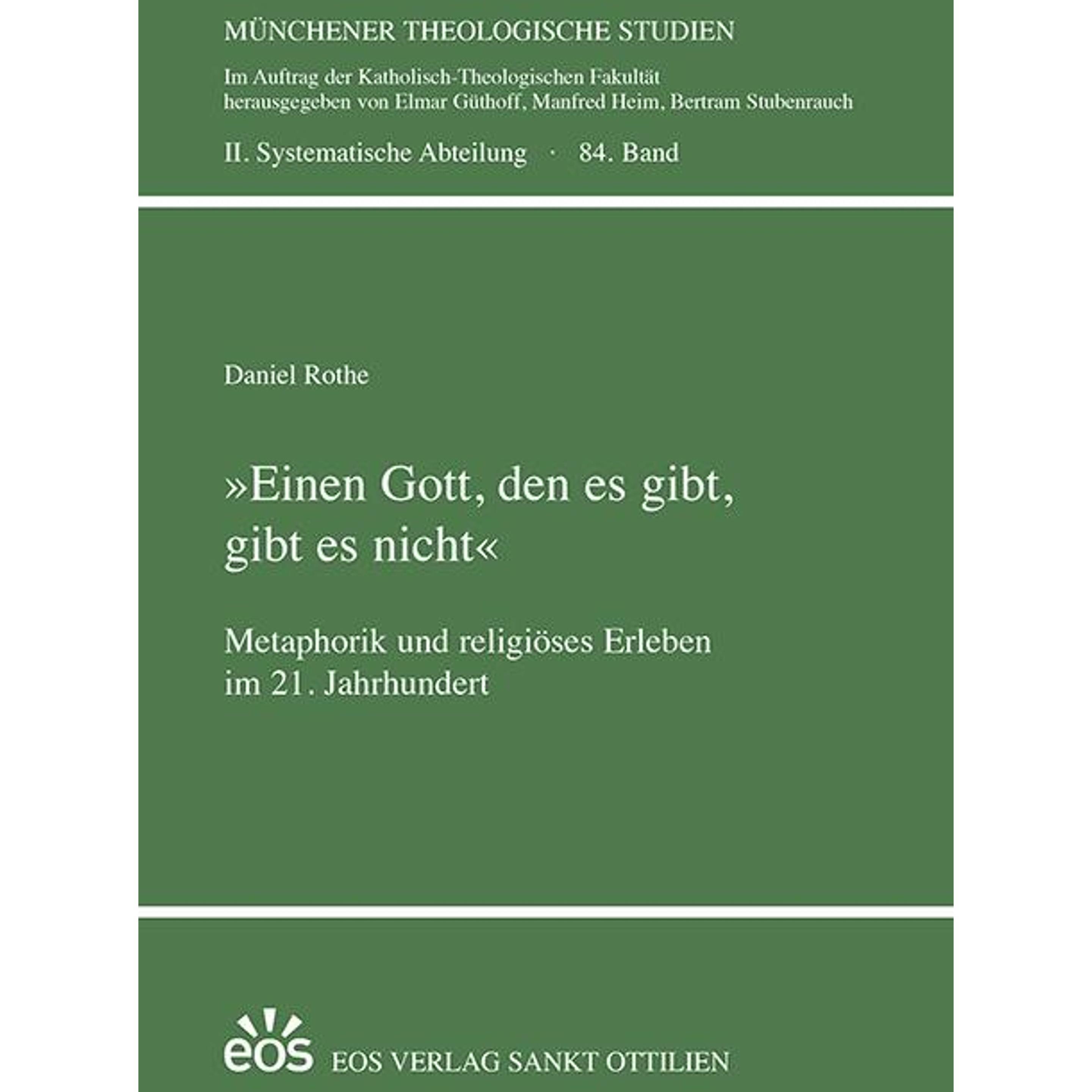 Thumbnail - /' Einen Gott, den es gibt, gibt es nicht /', Fachbücher von Daniel Rothe