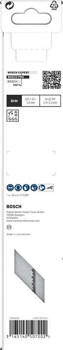 Produktbild Bosch Professional Zubehör PRO Thick Metal Demolition S1130CF Blatt, 1,6 x 22 x 225 mm, 5-tlg.