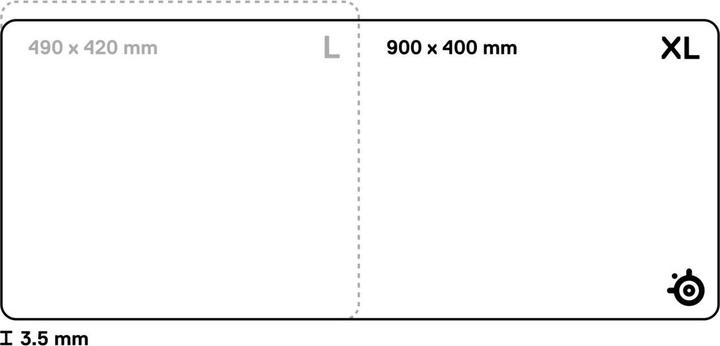 Produktbild SteelSeries QcK Performance Speed (XL)
