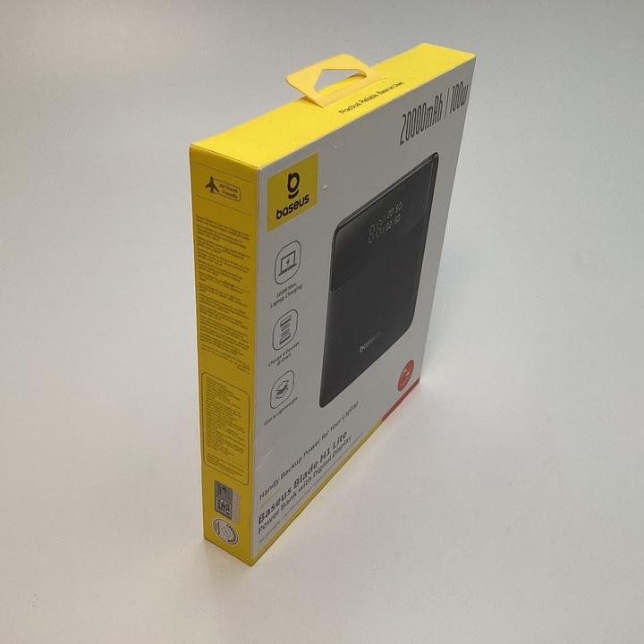 Productafbeelding Baseus Powerbank Blade H1 20000mAh 100W (czarny) (20000 mAh, 100 W, 74 Wh)