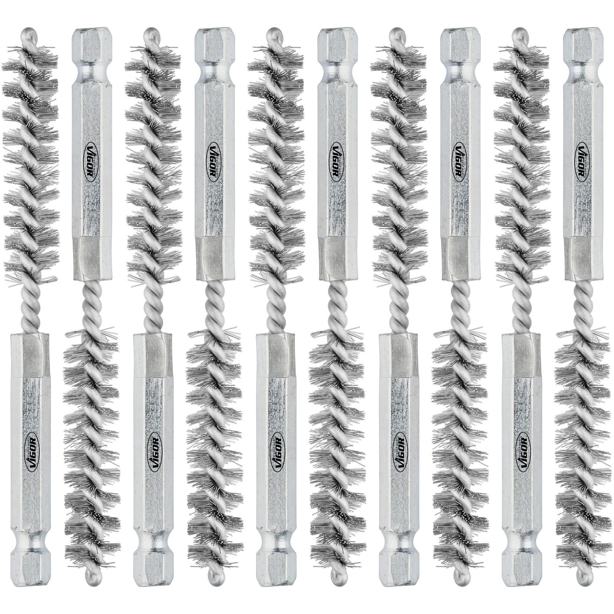 Thumbnail - Vigor, Schleifmittel, Stahlbuersten-Satz 10 mm