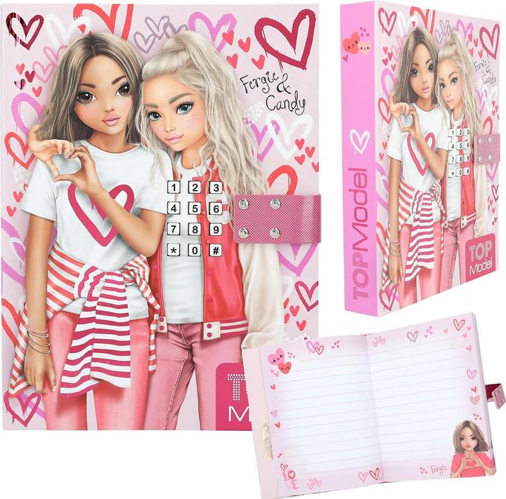 Produktbild Depesche Tagebuch Top Model Mit Code und Musik (15 x 20 cm, Liniert, Harter Einband)