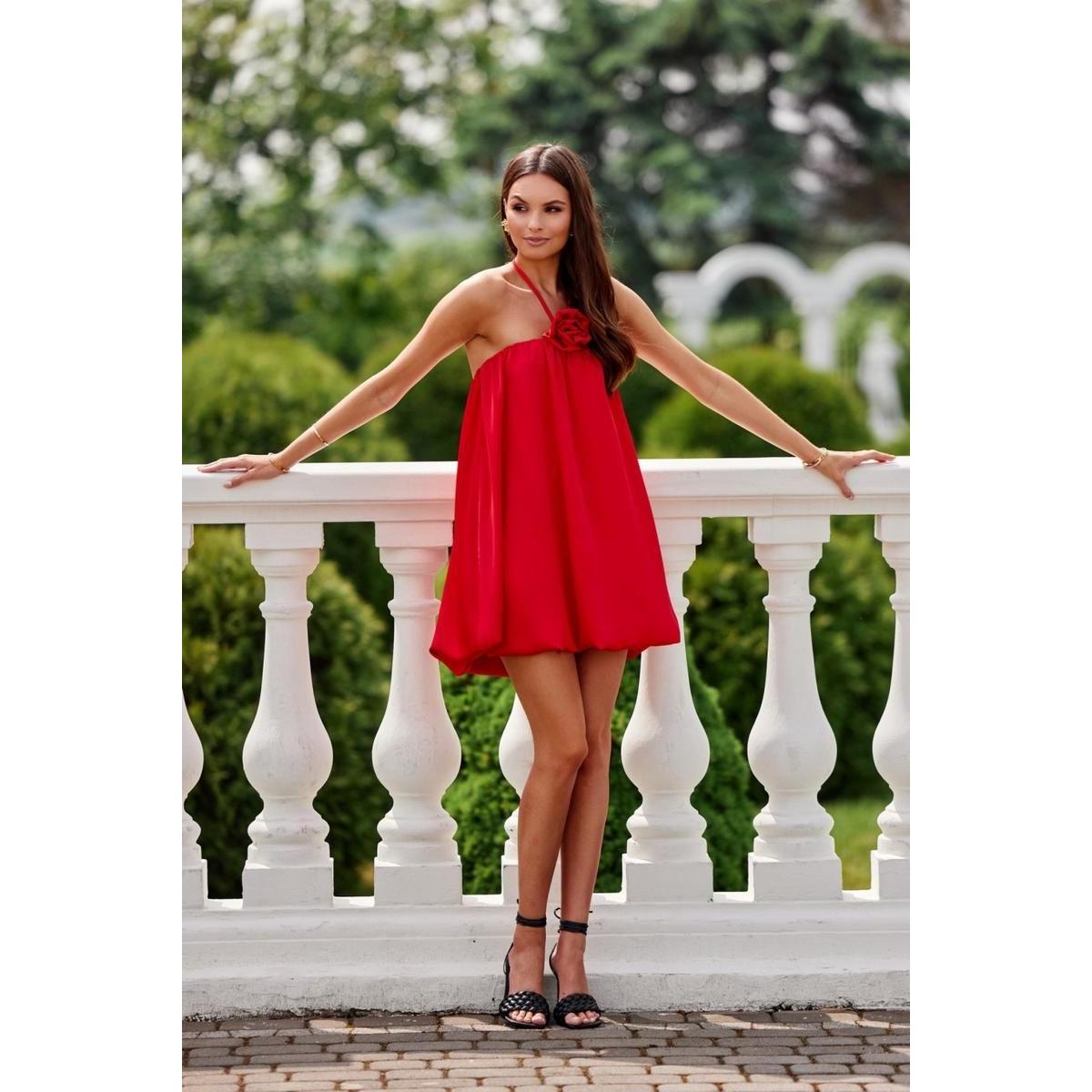 Thumbnail - Roco Fashion, Damen, Kleider, Cocktailkleid model, Rot, (L)